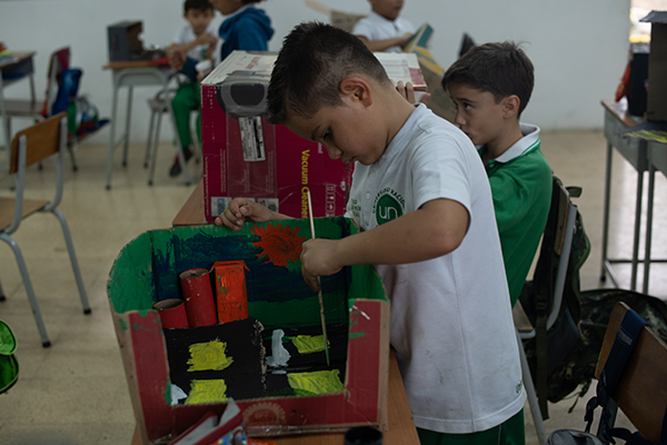Uno de los enfoques de la Escuela UNAL es el arte. Foto de archivo de Unimedios.