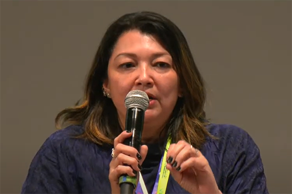 Elizabeth Arboleda Guzmán, directora de la Escuela del Hábitat de la UNAL Medellín. Foto de Unimedios.