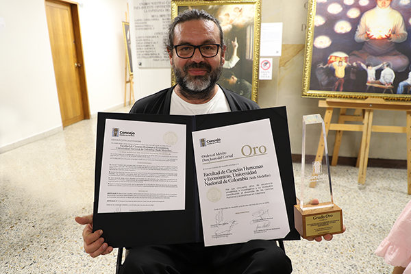 Óscar Calvo Isaza, decano de la FCHE. Foto de Unimedios.