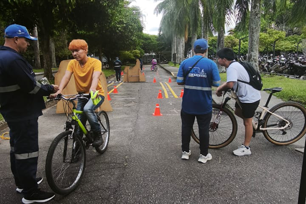 Bicidestrezas busca fortalecer las habilidades en bicicleta para una movilidad segura y sostenible. Foto cortesía.