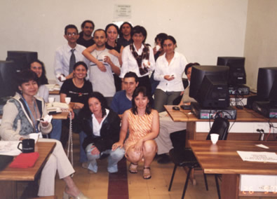 Se vinculó como empleada en 1994, para ser instructora de la sala de informática de la Facultad de Ciencias. Foto cortesía.
