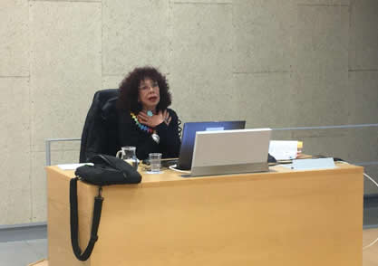 María Elena sustentó la tesis de doctorado en diciembre de 2019 en Sevilla (España). Foto: cortesía María Elena Saldarriaga Peláez.