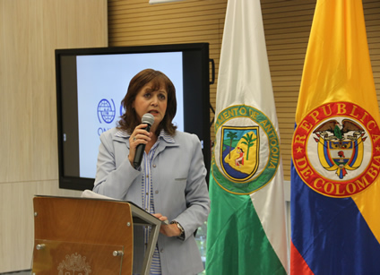 Victoria Eugenia Ramírez, secretaria de gobierno de Antioquia.